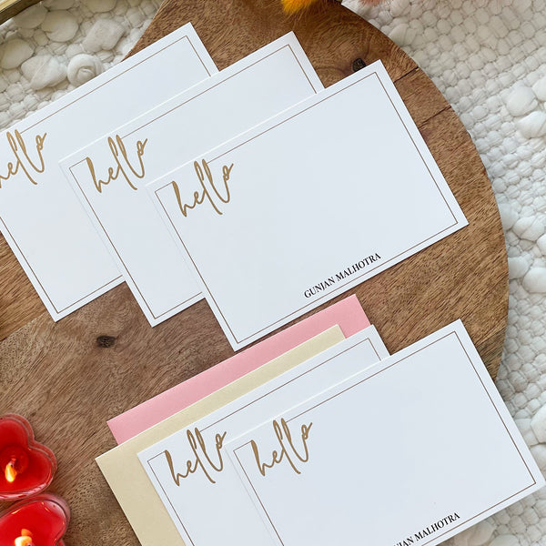 Personalised Notecards - The Style Salad