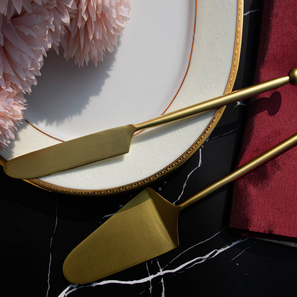 Cake Knife & Server Set - The Style Salad