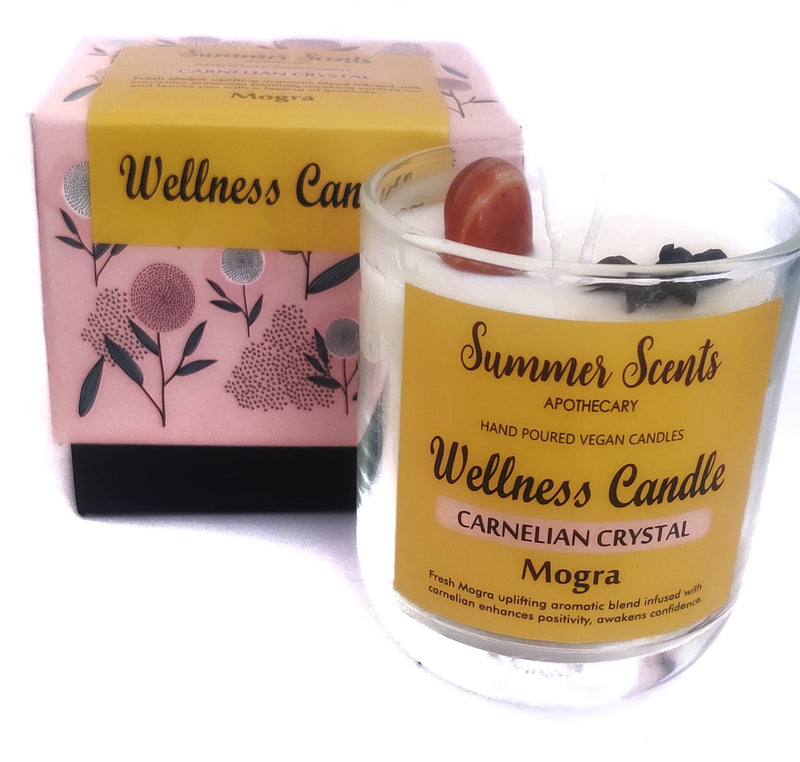 Wellness Crystal Candles