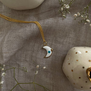 Moon Eye Necklace - The Style Salad
