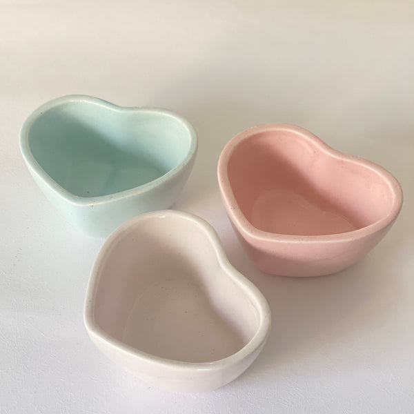Pastel Heart Bowls - The Style Salad