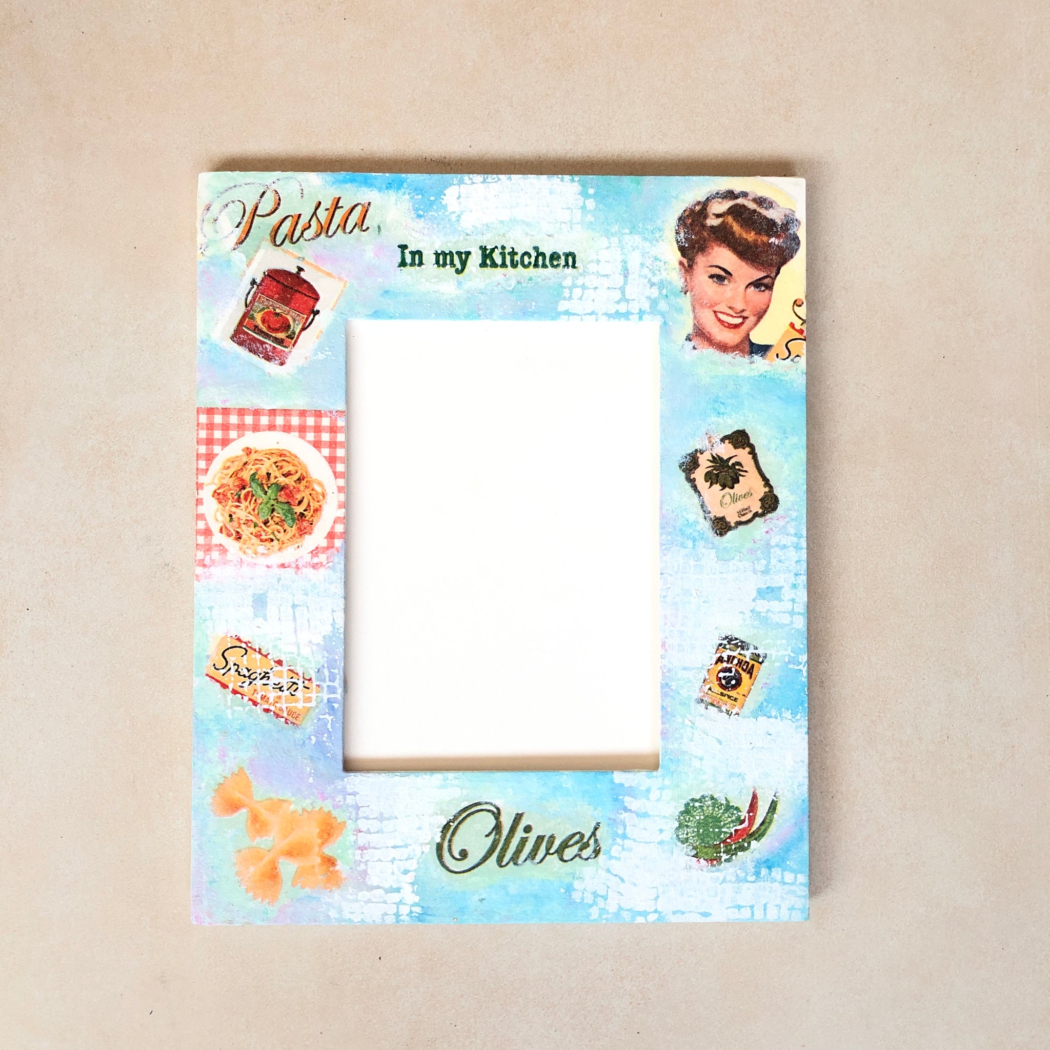 In My Kitchen Decoupage Frame - The Style Salad