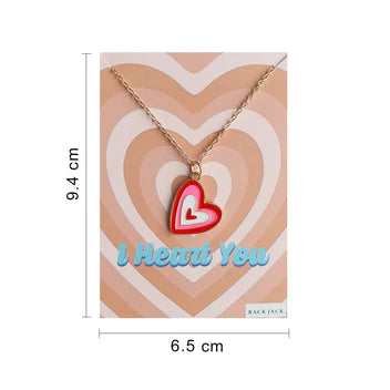 I Heart You Y2K Charm Pendant - The Style Salad