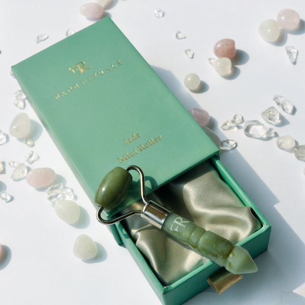 Amethyst /Jade / Rose Quartz Mini Beauty Roller - The Style Salad