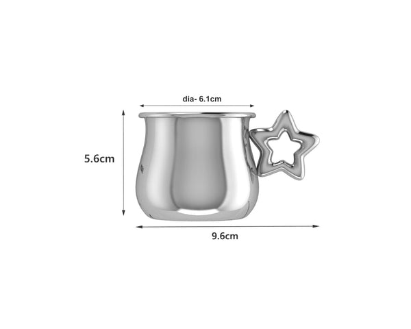 Silver Plated Star Baby Cup - The Style Salad