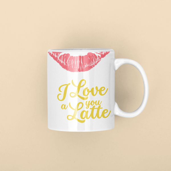 Love You A Latte Mug Personalised - the style salad 