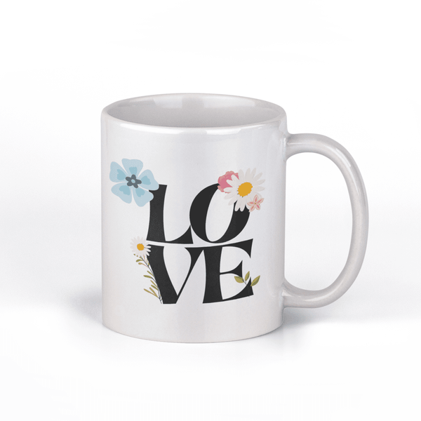 Initials Floral Mug Personalised - the style salad 
