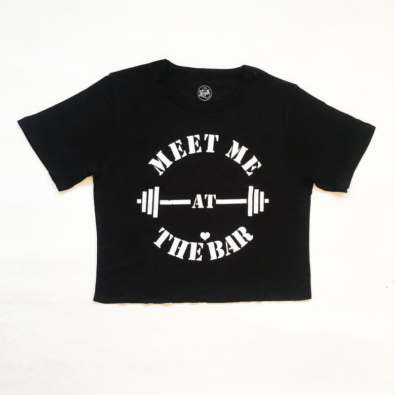 Meet Me At The Bar-Crop Top