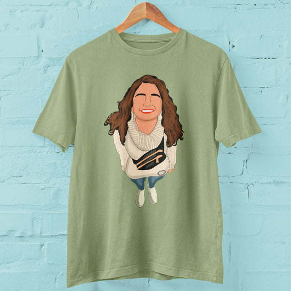 Blank Face Illustration T - Shirt Personalised -The Style Salad