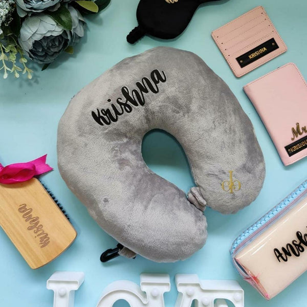 Personalised Travel Pillow - the style salad