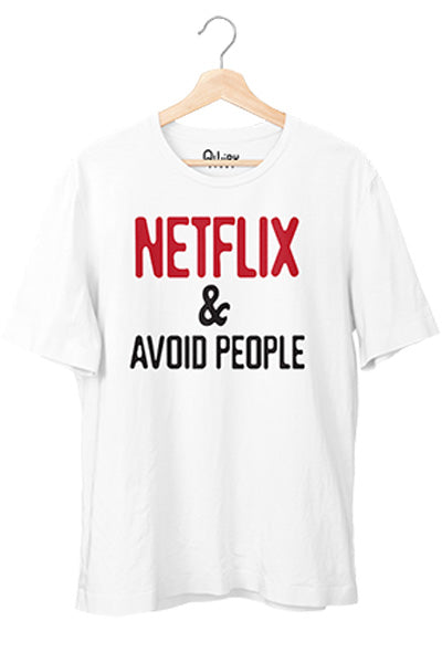 Netflix & Avoid People T-shirt
