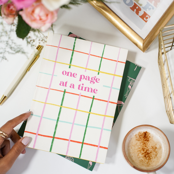One Page at a Time Notebook - The Style Salad