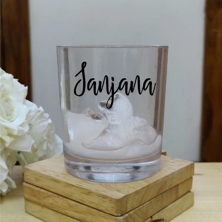 Whiskey Glass Personalised: Unbreakable