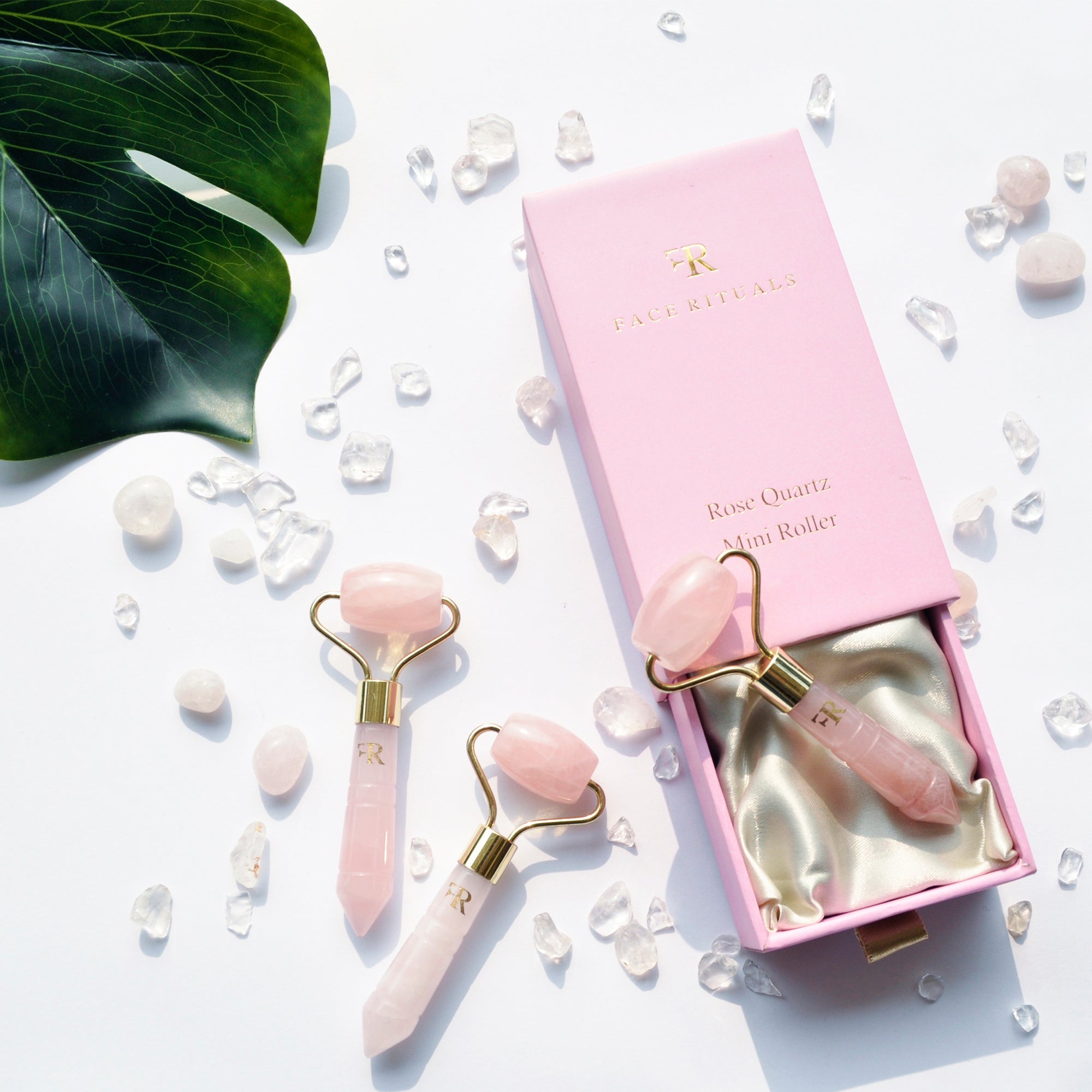 Amethyst /Jade / Rose Quartz Mini Beauty Roller