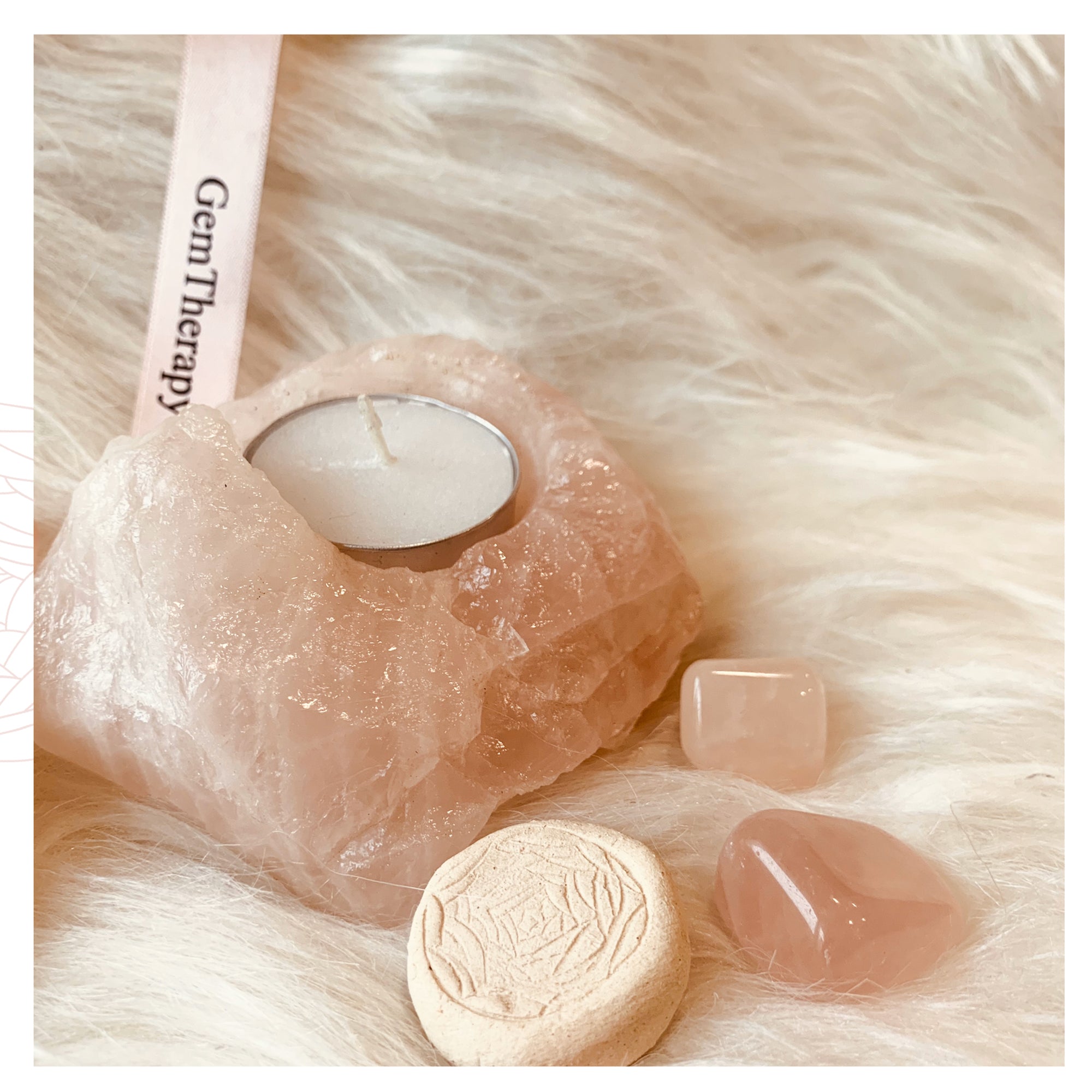 Rose Quartz Tealight