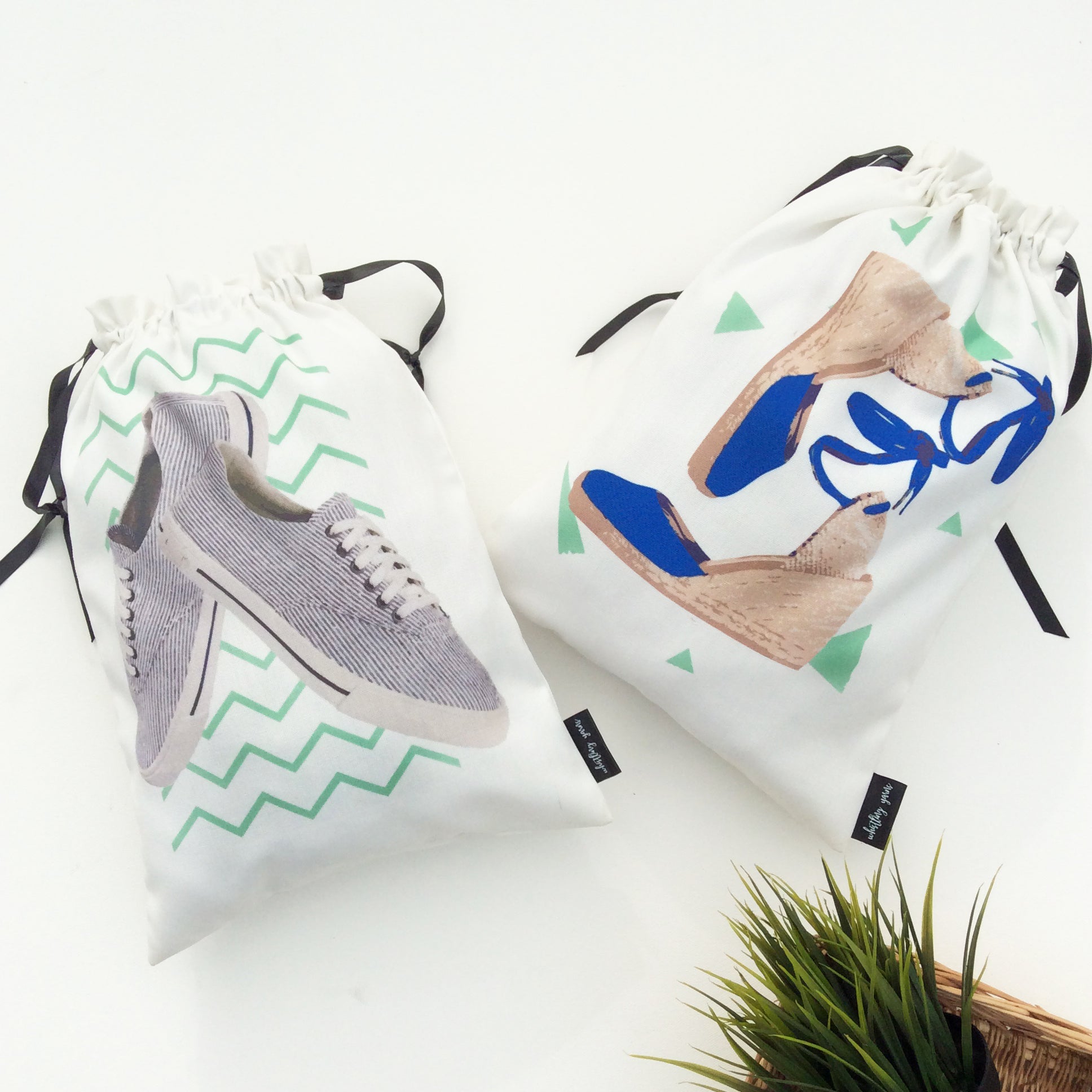 Crazy Duo Shoe Bags - The Style Salad