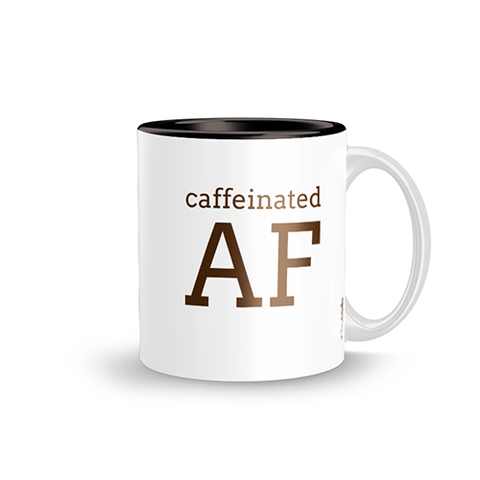 Caffeinated AF Mug - The Style Salad