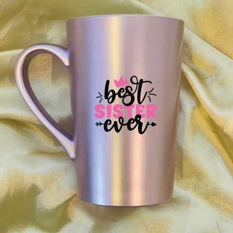 Best Sister Ever Tall coffee mug Rakshabandhan gifts at the style salad