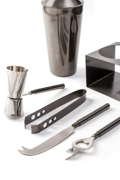 Obsidian Black Cocktail Tool Set - The Style Salad