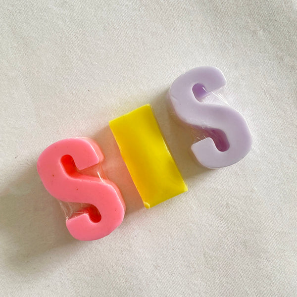 sis alphabet soap - the style salad