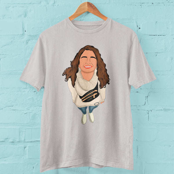 Blank Face Illustration T - Shirt Personalised -The Style Salad