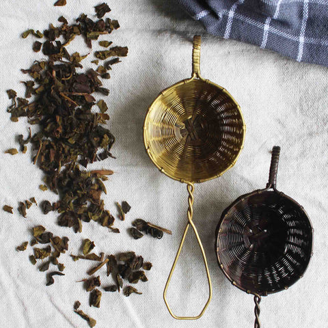 Brass Tea Strainer - The Style Salad