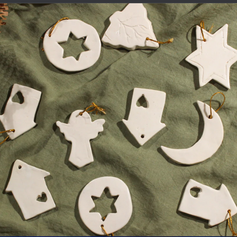 Buy Christmas Ceramic Ornaments for XMAS Tree Decorations Online