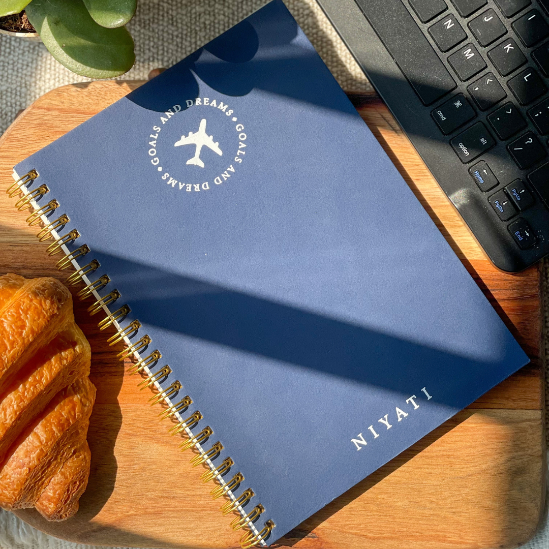 Dreams and Goals Notebook Personalised