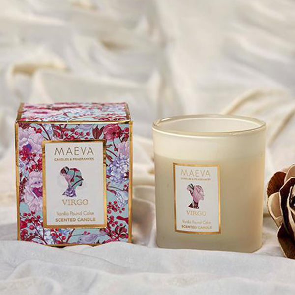 Zodiac Frosted Glass Candle - The Style Salad