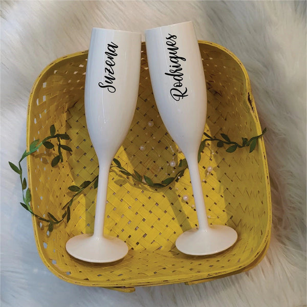 Champagne Flute Set Customised - The Style Salad