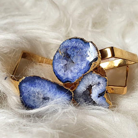 Natural Agate Napkin Rings - The Style Salad