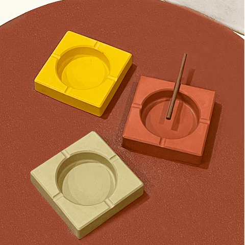 Modern Square Ashtray - the style salad