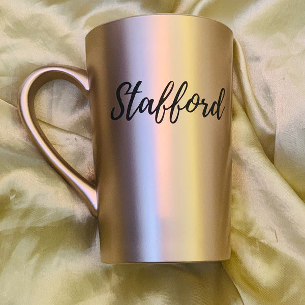 Tall Pastel Mugs - Personalised - The Style Salad
