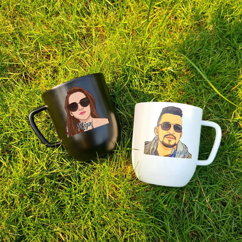 Caricature Mug | Double wall Stainless Steel Personalised