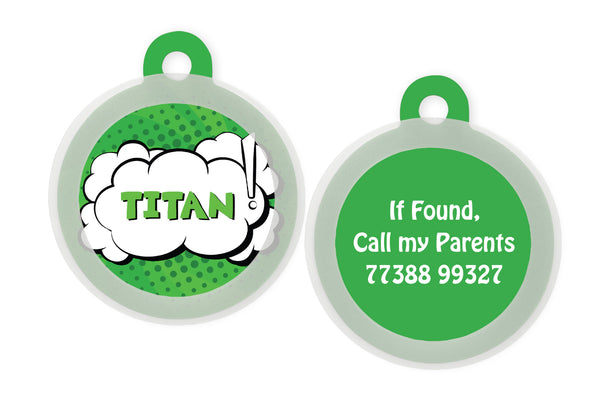 Comic Pop Pet ID Tags - The Style Salad