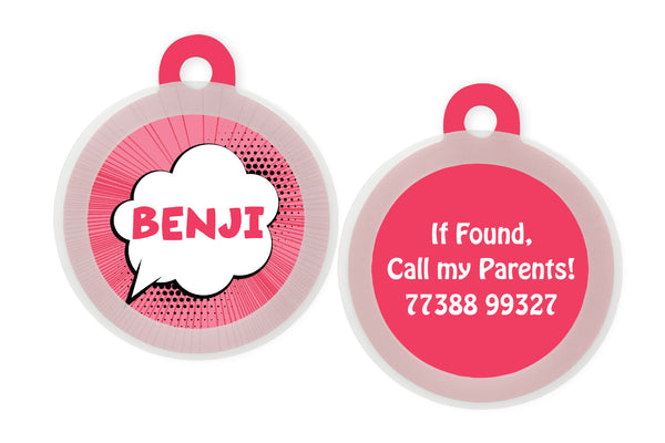 Comic Pop Pet ID Tags - The Style Salad
