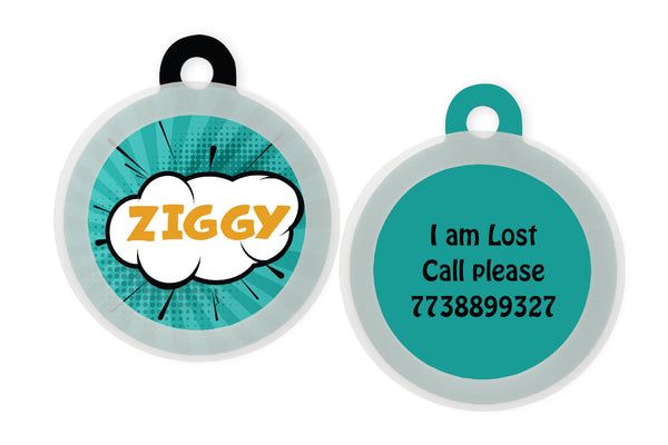 Comic Pop Pet ID Tags - The Style Salad