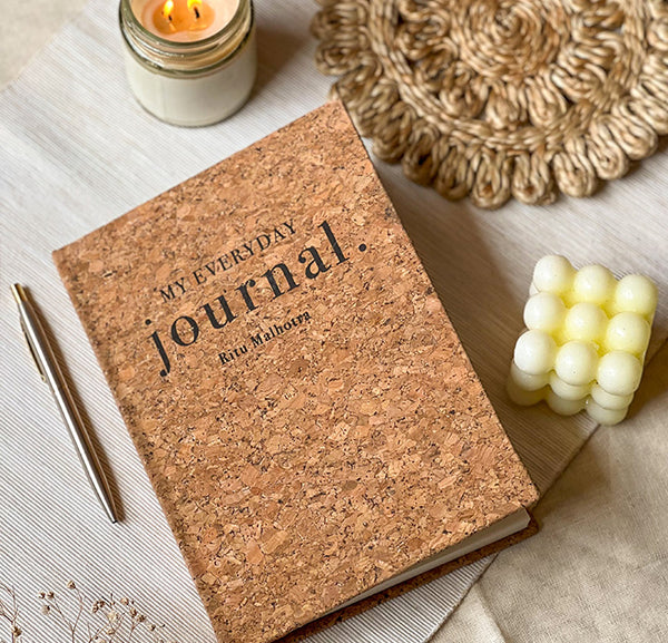 My Everyday Cork Journal Personalised - The Style Salad