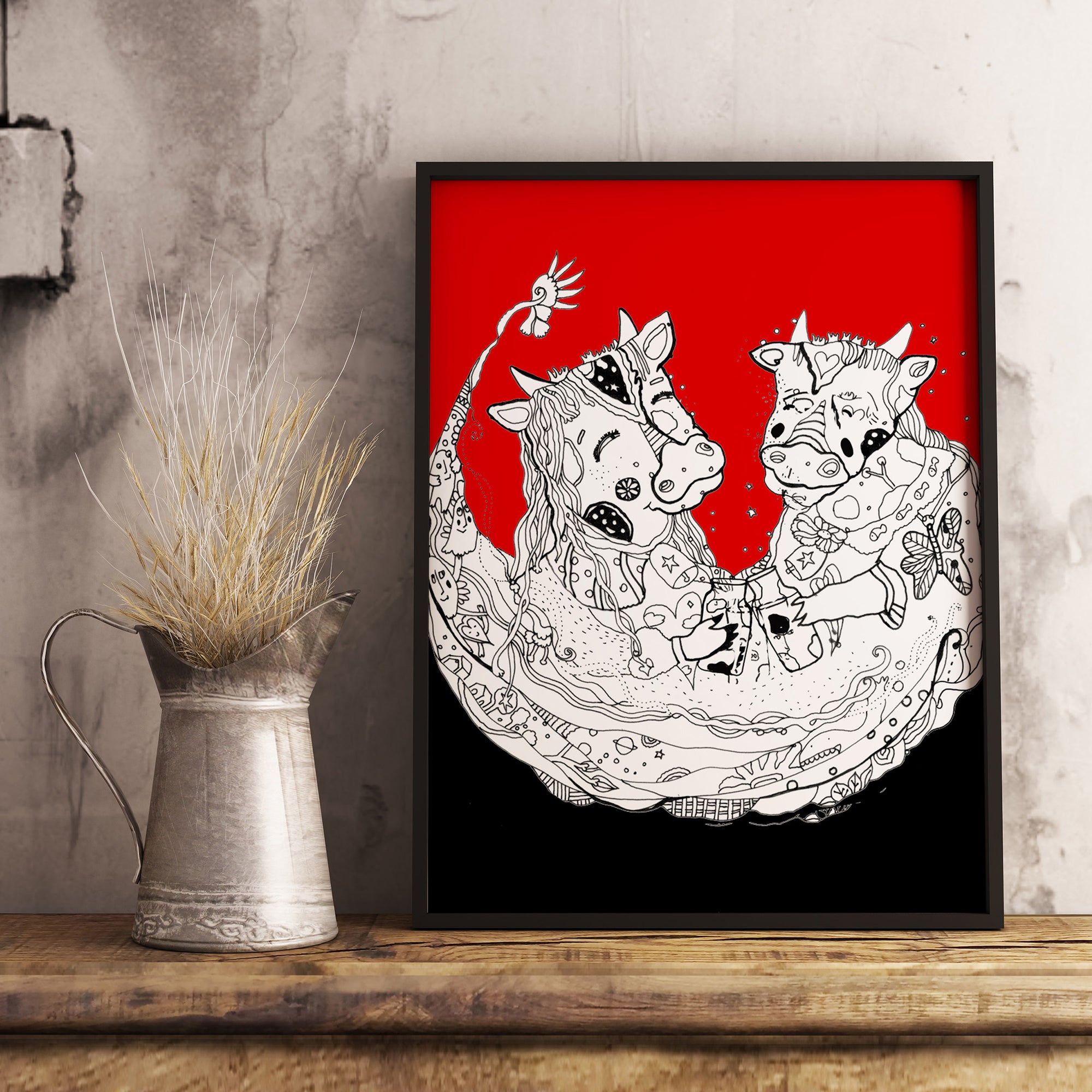 Cowsonava Wall Art