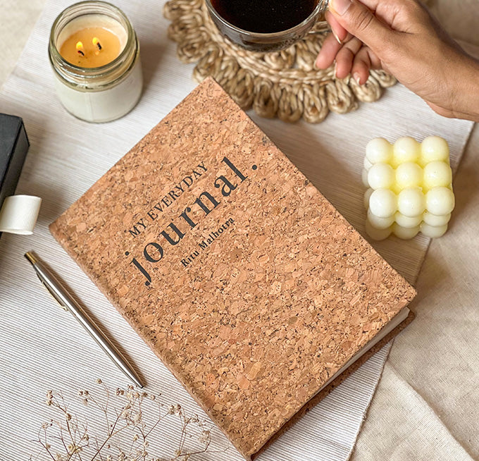 My Everyday Cork Journal Personalised