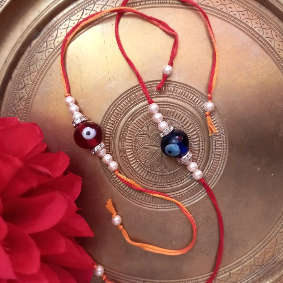 Bead Evil Eye Rakhi