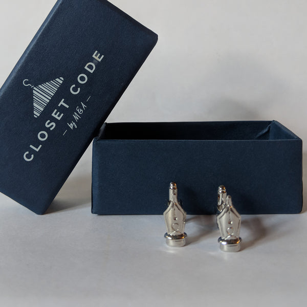 Steel Cufflinks - The Style Salad