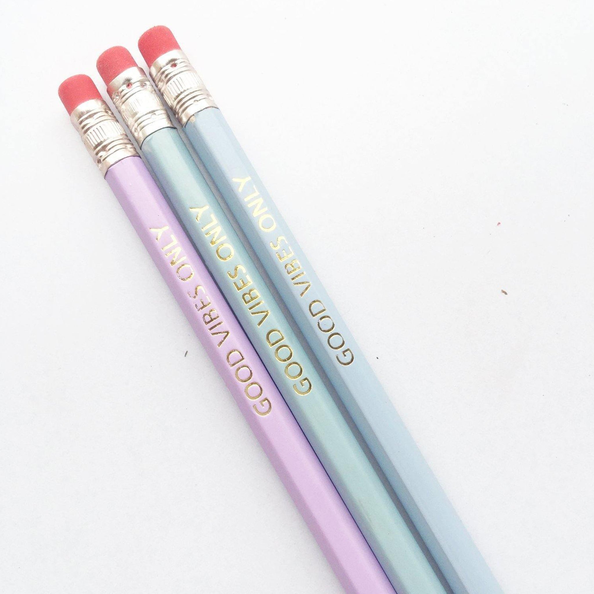 Good Vibes Pencils - The Style Salad