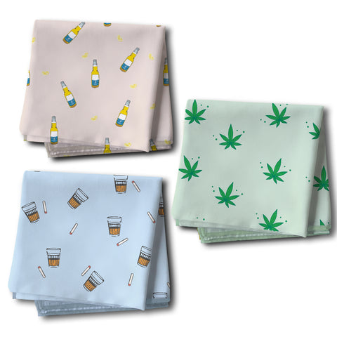 Men's Handkerchiefs Set of 3 - The Style Salad