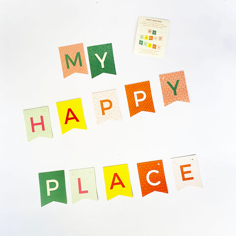 My Happy Place Bunting - The Style Salad