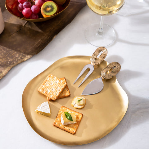 Heirloom Brass Serving Tray Small - The Style Salad