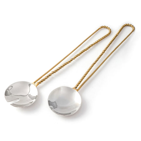 Pearl String Salad Server Set - The Style Salad