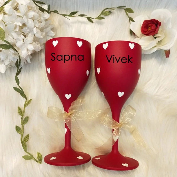 Wine Glass Set Personalised - The Style Salad