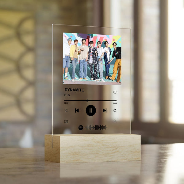 Spotify Personalised Acrylic Music Plaque - The Style Salad