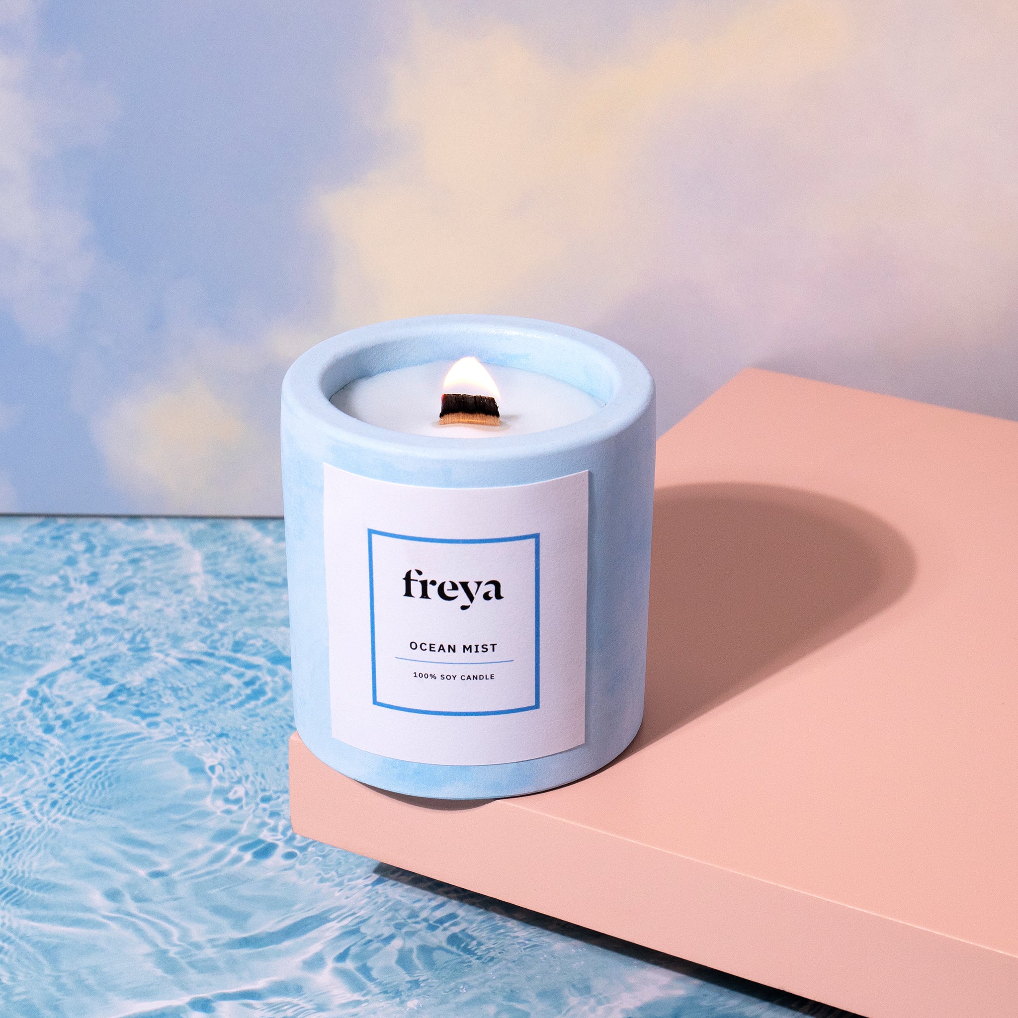 Ocean Mist Soy Candle - The Style Salad